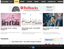 Tablet Screenshot of cyclingstory.nl